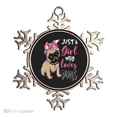 Pug Just a Who Loves Pugs Ornament
