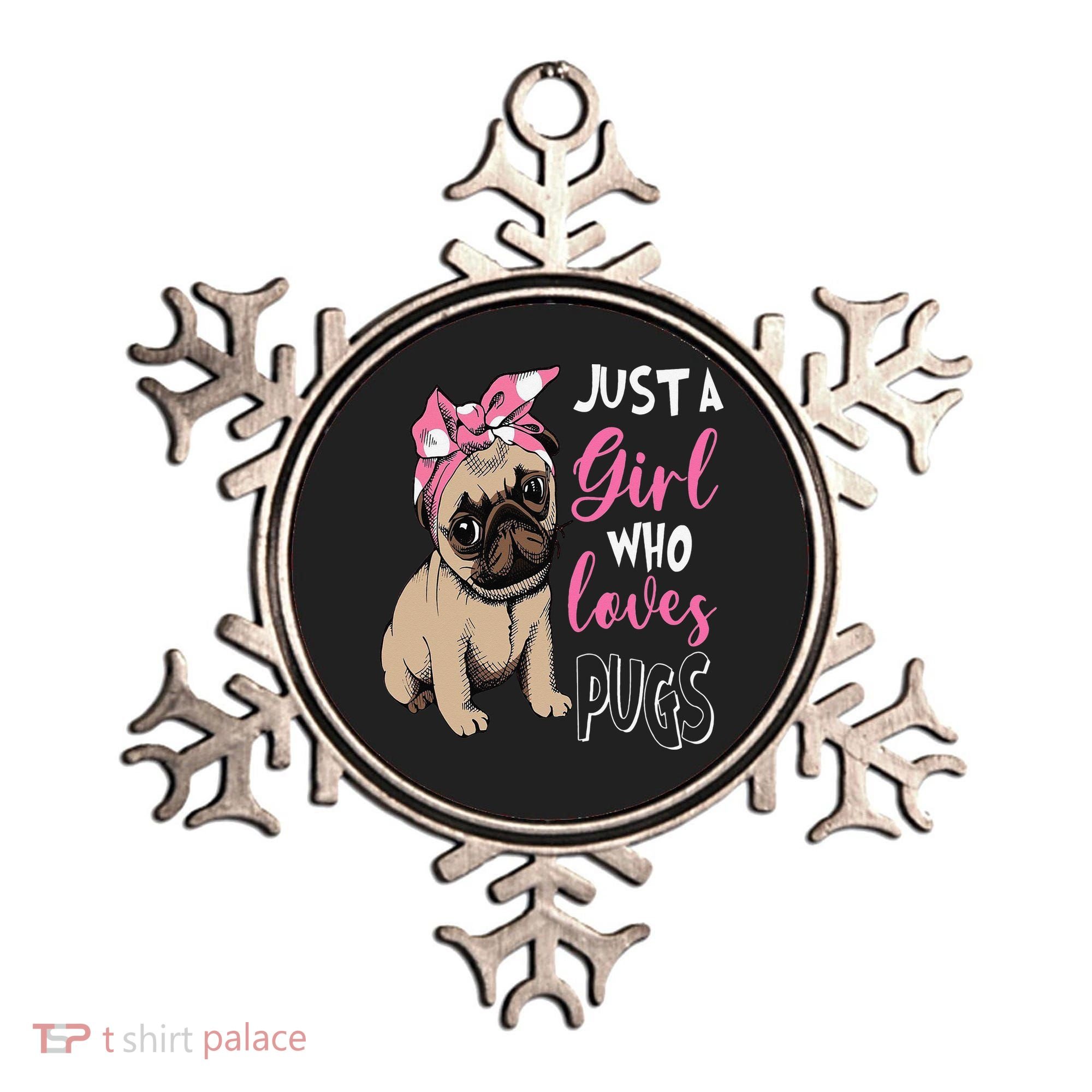 Pug Just a Who Loves Pugs Ornament