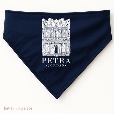 Petra Jordan Archaeological Monument Souvenir USA-Made Doggie Bandana