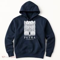 Petra Jordan Archaeological Monument Souvenir Hoodie thumb 0