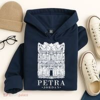 Petra Jordan Archaeological Monument Souvenir Hoodie thumb 4