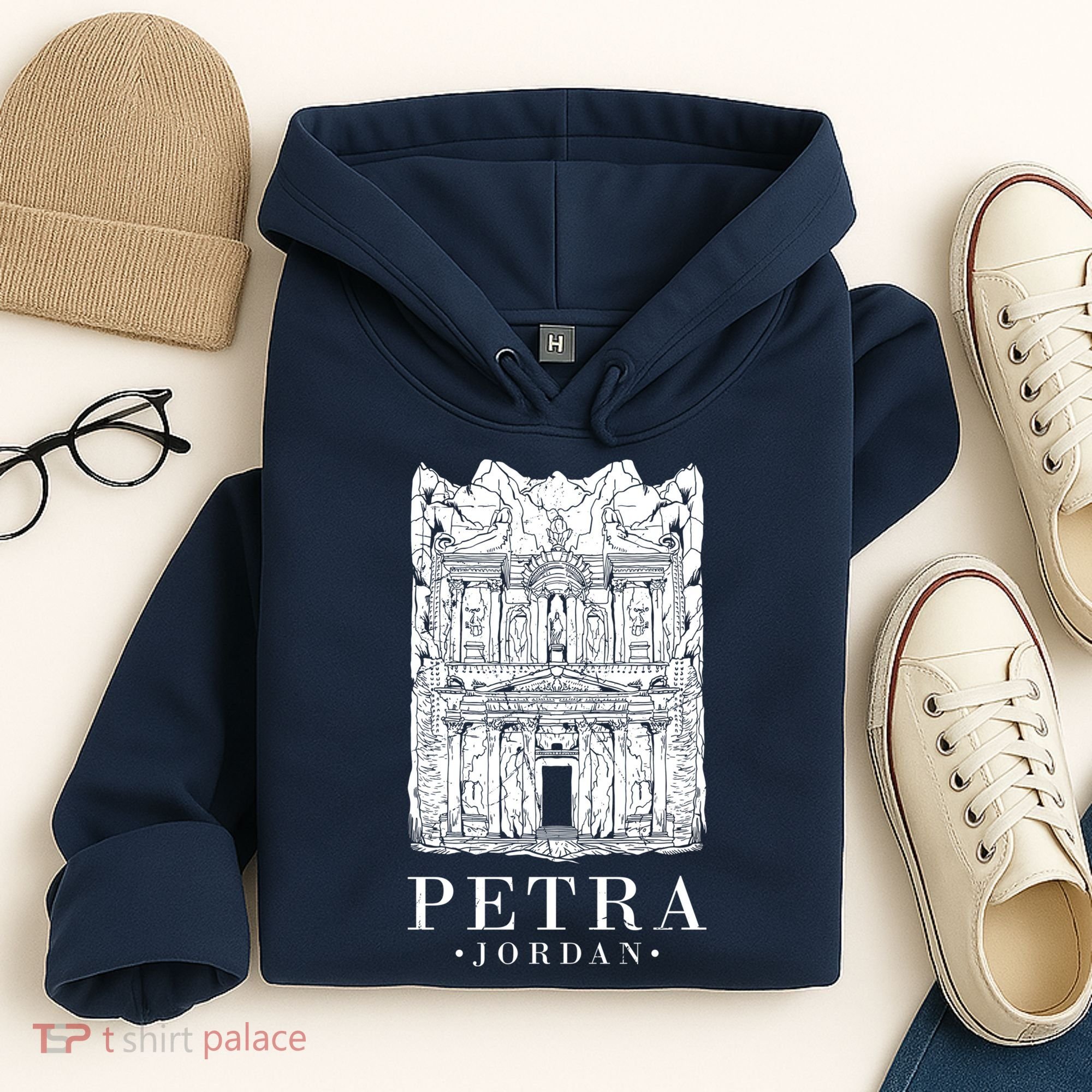 Petra Jordan Archaeological Monument Souvenir Hoodie