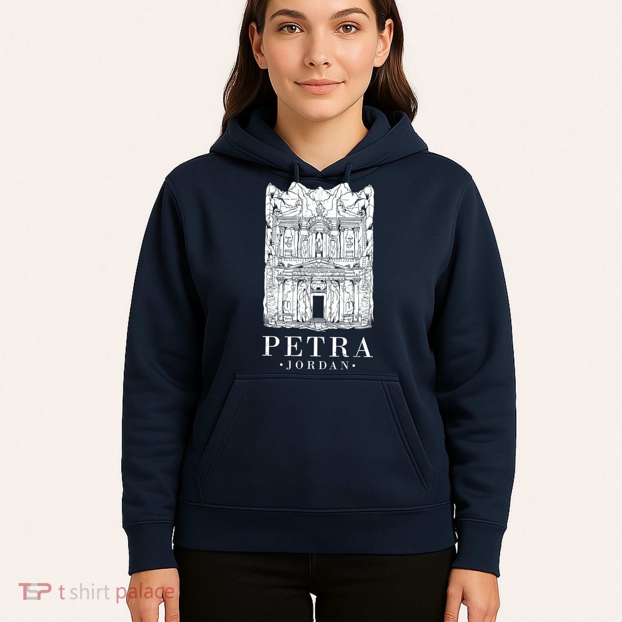 Petra Jordan Archaeological Monument Souvenir Hoodie