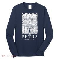 Petra Jordan Archaeological Monument Souvenir Long Sleeve Shirt thumb 0