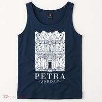 Petra Jordan Archaeological Monument Souvenir Tank Top thumb 2