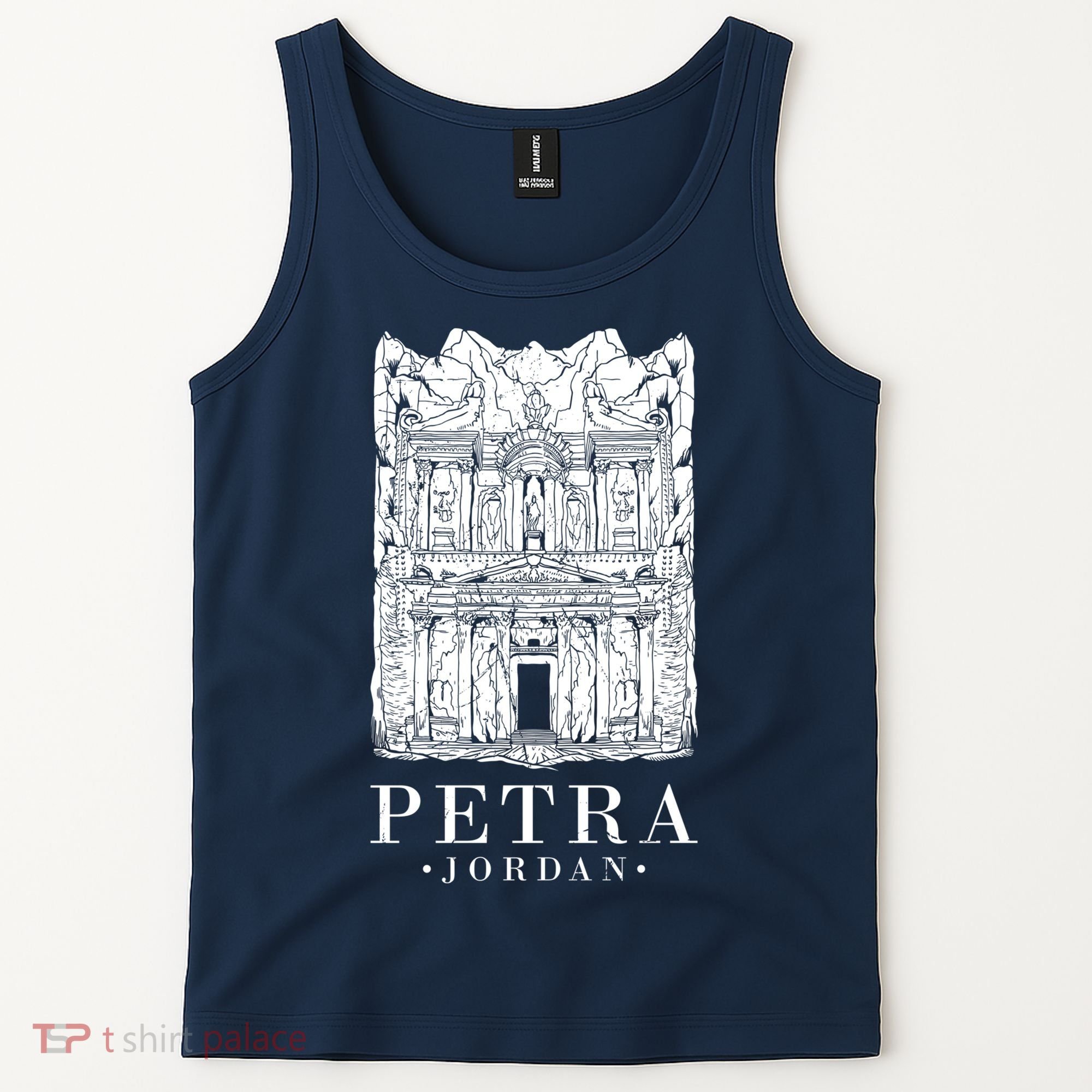 Petra Jordan Archaeological Monument Souvenir Tank Top
