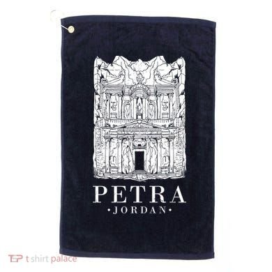 Petra Jordan Archaeological Monument Souvenir Golf Towel