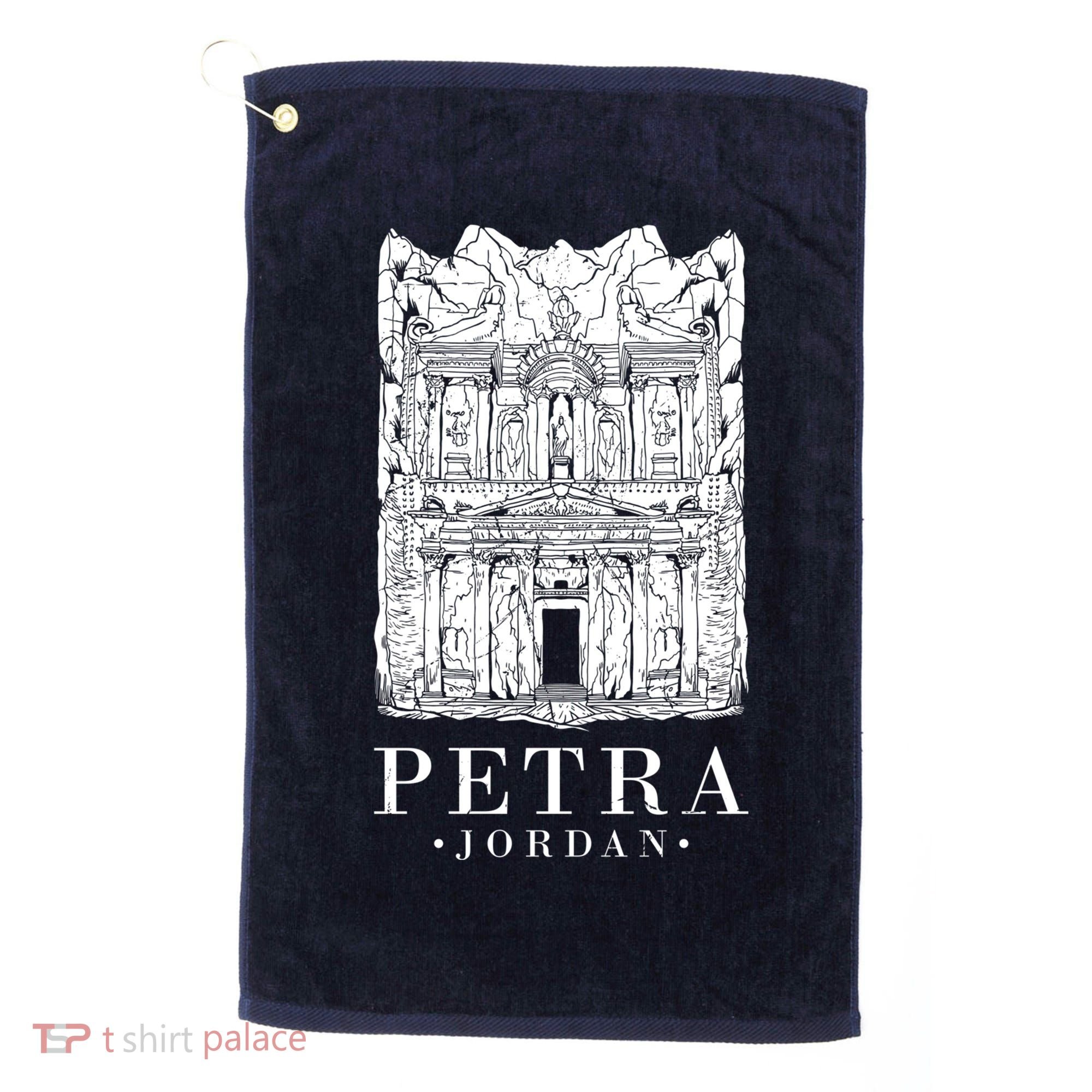 Petra Jordan Archaeological Monument Souvenir Golf Towel