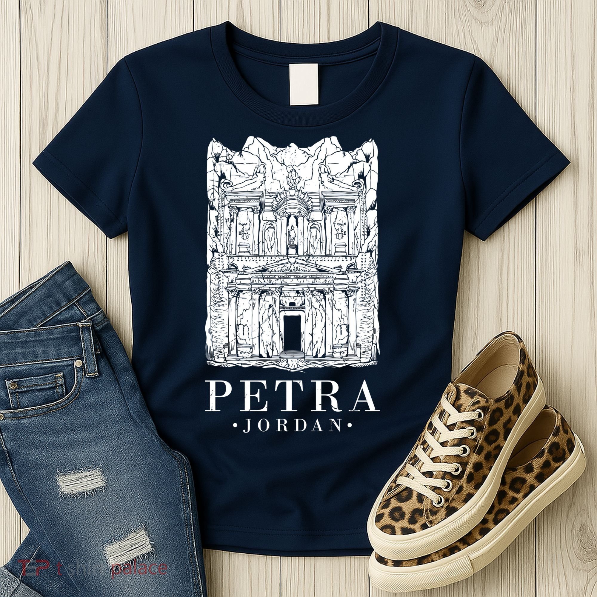 Petra Jordan Archaeological Monument Souvenir Women's T-Shirt