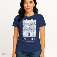 Petra Jordan Archaeological Monument Souvenir Women's T-Shirt thumb 4