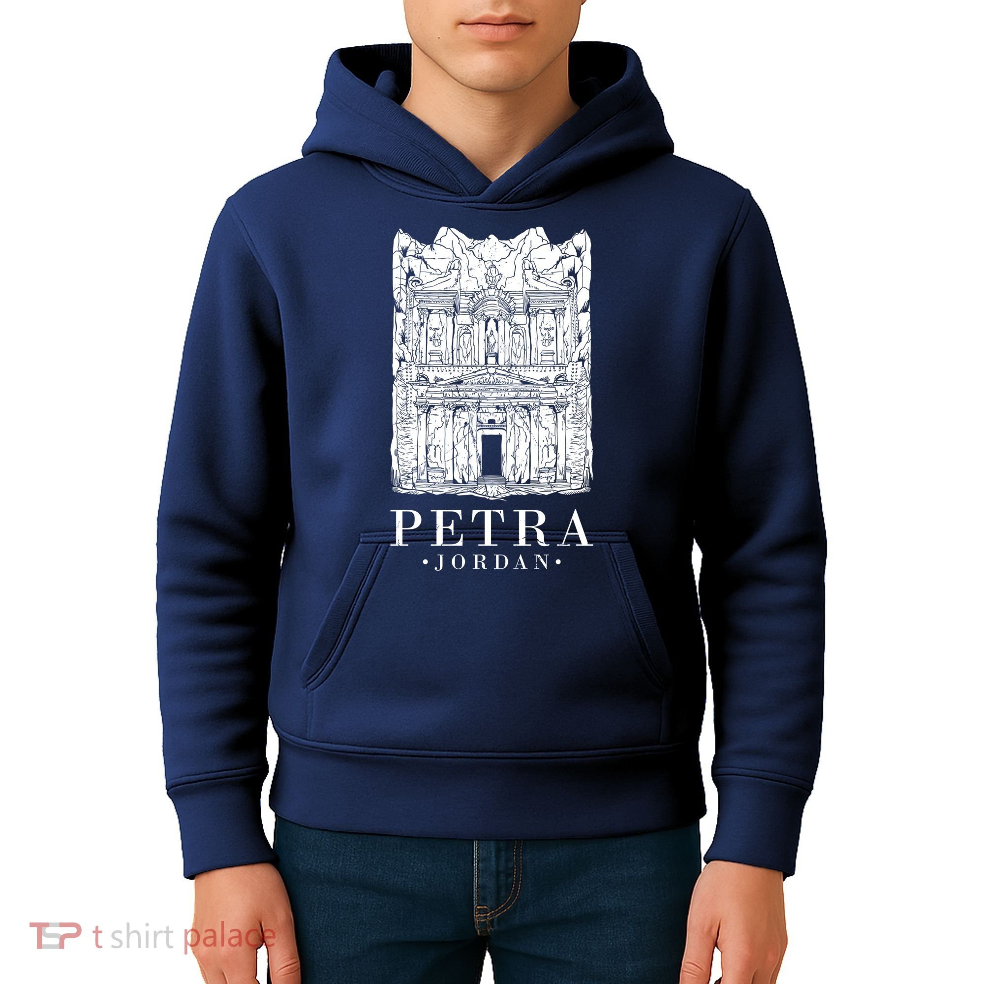 Petra Jordan Archaeological Monument Souvenir Kids Hoodie