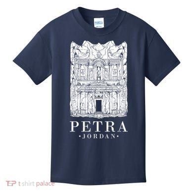 Petra Jordan Archaeological Monument Souvenir Kids T-Shirt