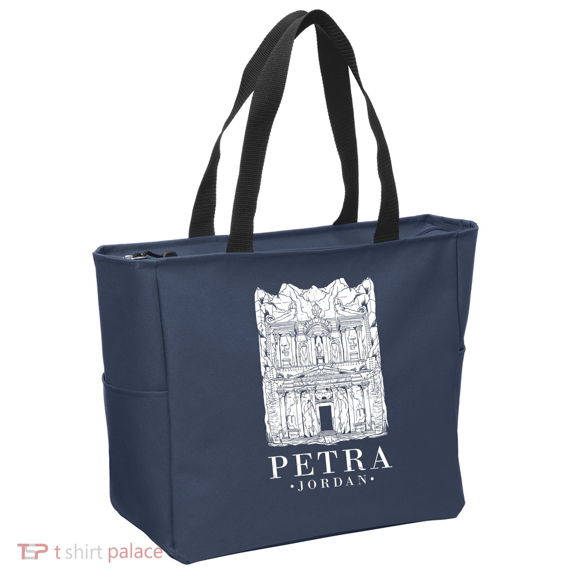 Petra Jordan Archaeological Monument Souvenir Tote Bag