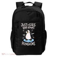 Penguin Just A Girl Who Loves Penguins Meaningful Gift Backpack thumb 0