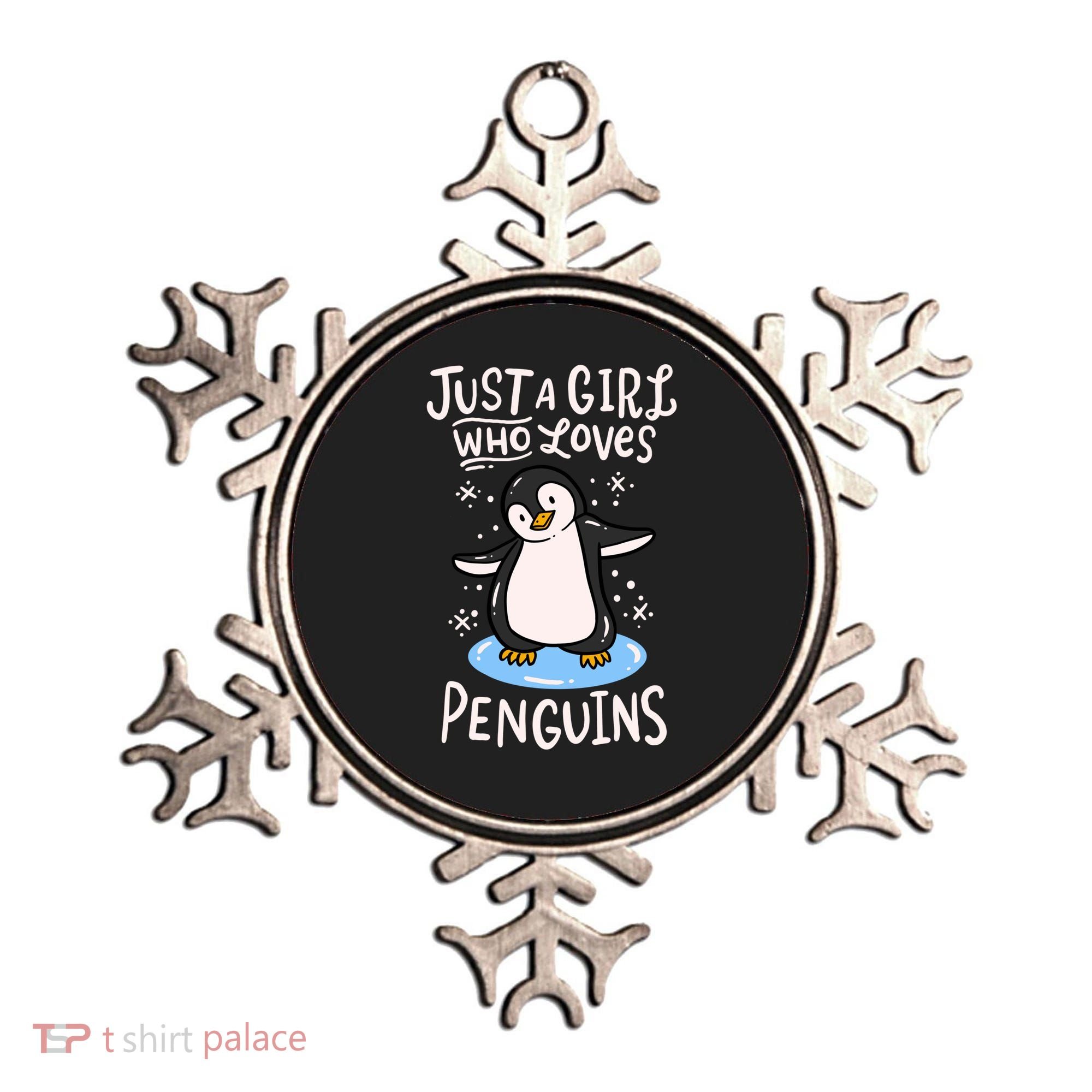 Penguin Just A Girl Who Loves Penguins Meaningful Gift Ornament