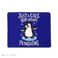 Penguin Just A Girl Who Loves Penguins Meaningful Gift Mousepad thumb 0