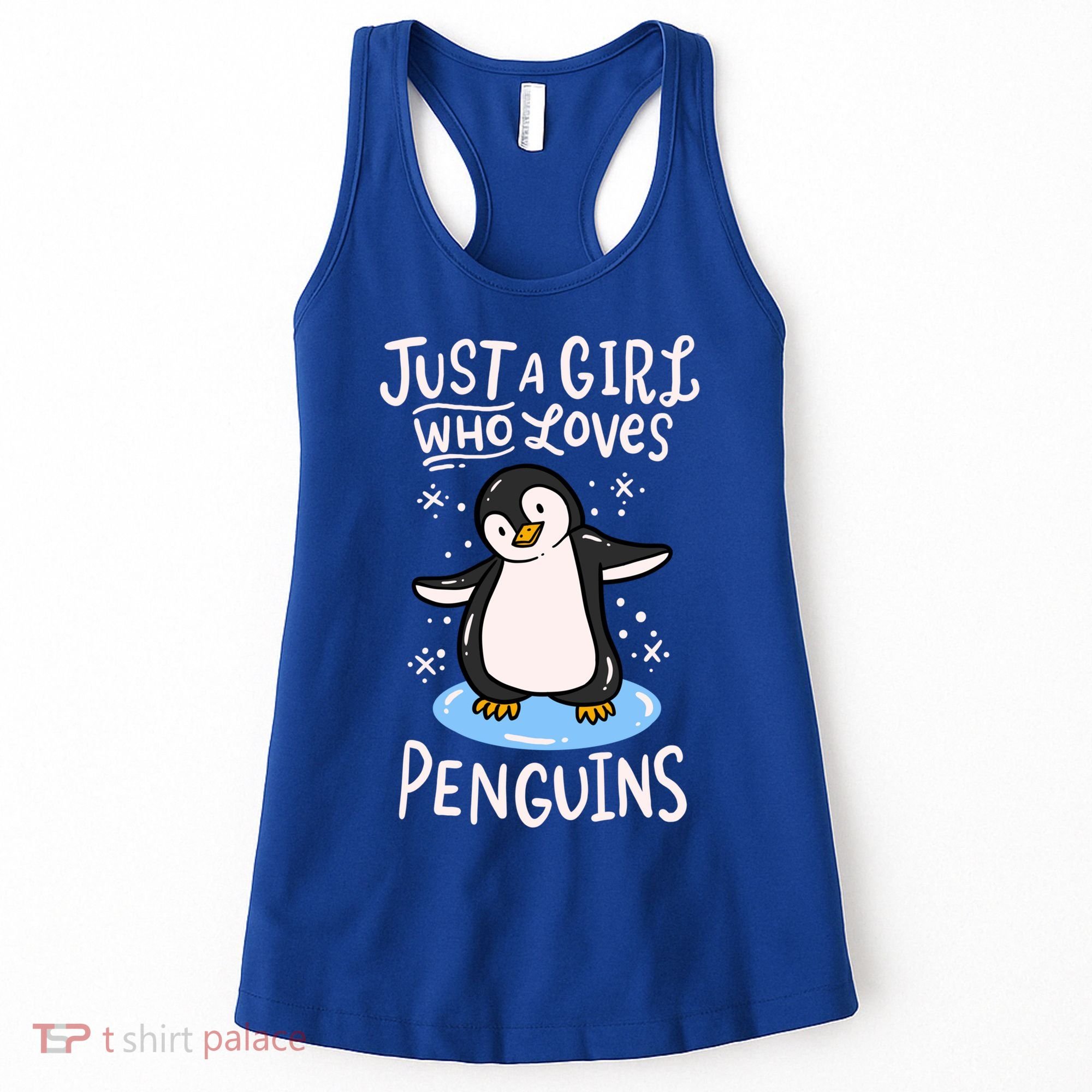 Penguin Just A Girl Who Loves Penguins Meaningful Gift Women's Tank Top