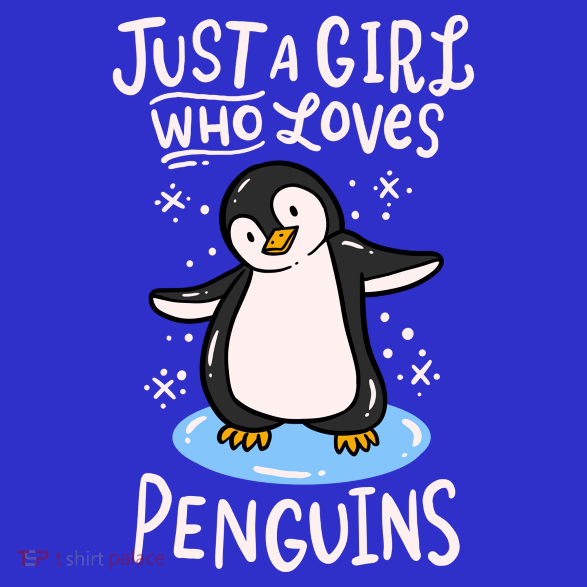 Penguin Just A Girl Who Loves Penguins Meaningful Gift Women's Tank Top