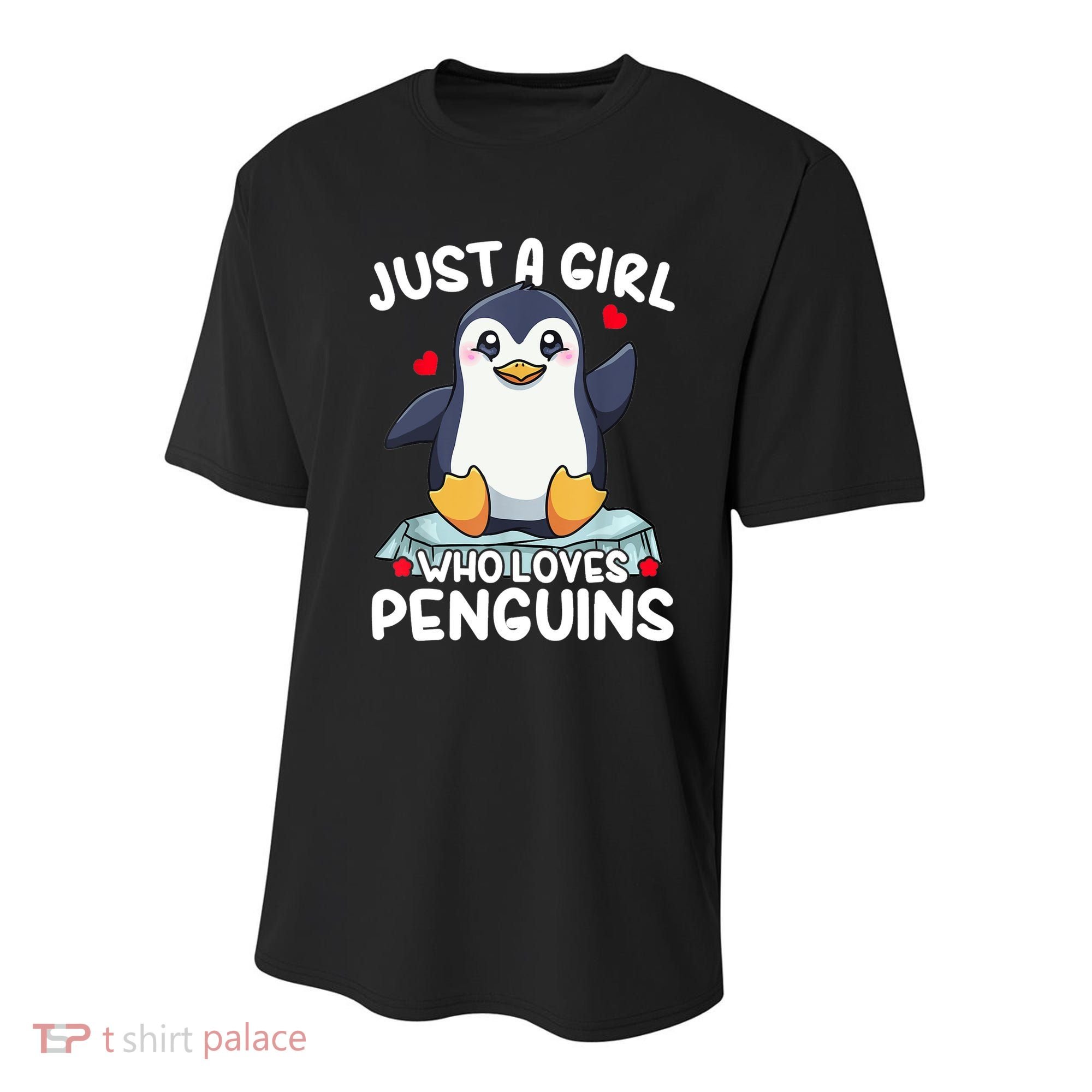 Penguin Just A Girl Who Loves Penguins Cool Gift Youth Performance Sprint T-Shirt