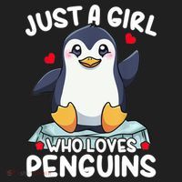 Penguin Just A Girl Who Loves Penguins Cool Gift Hat thumb 2