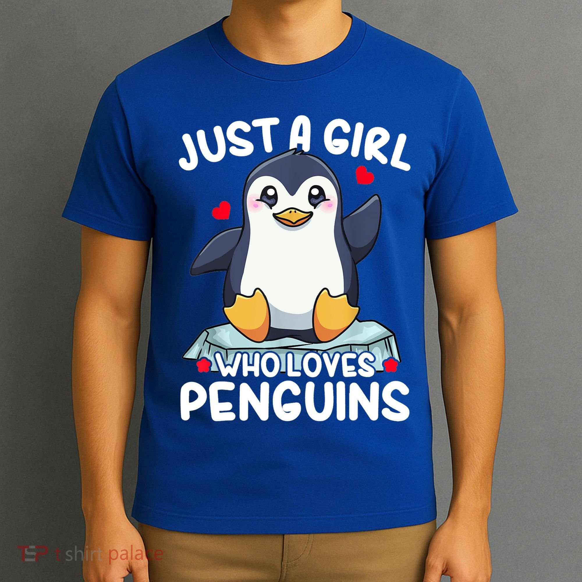 Penguin Just A Girl Who Loves Penguins Cool Gift T-Shirt