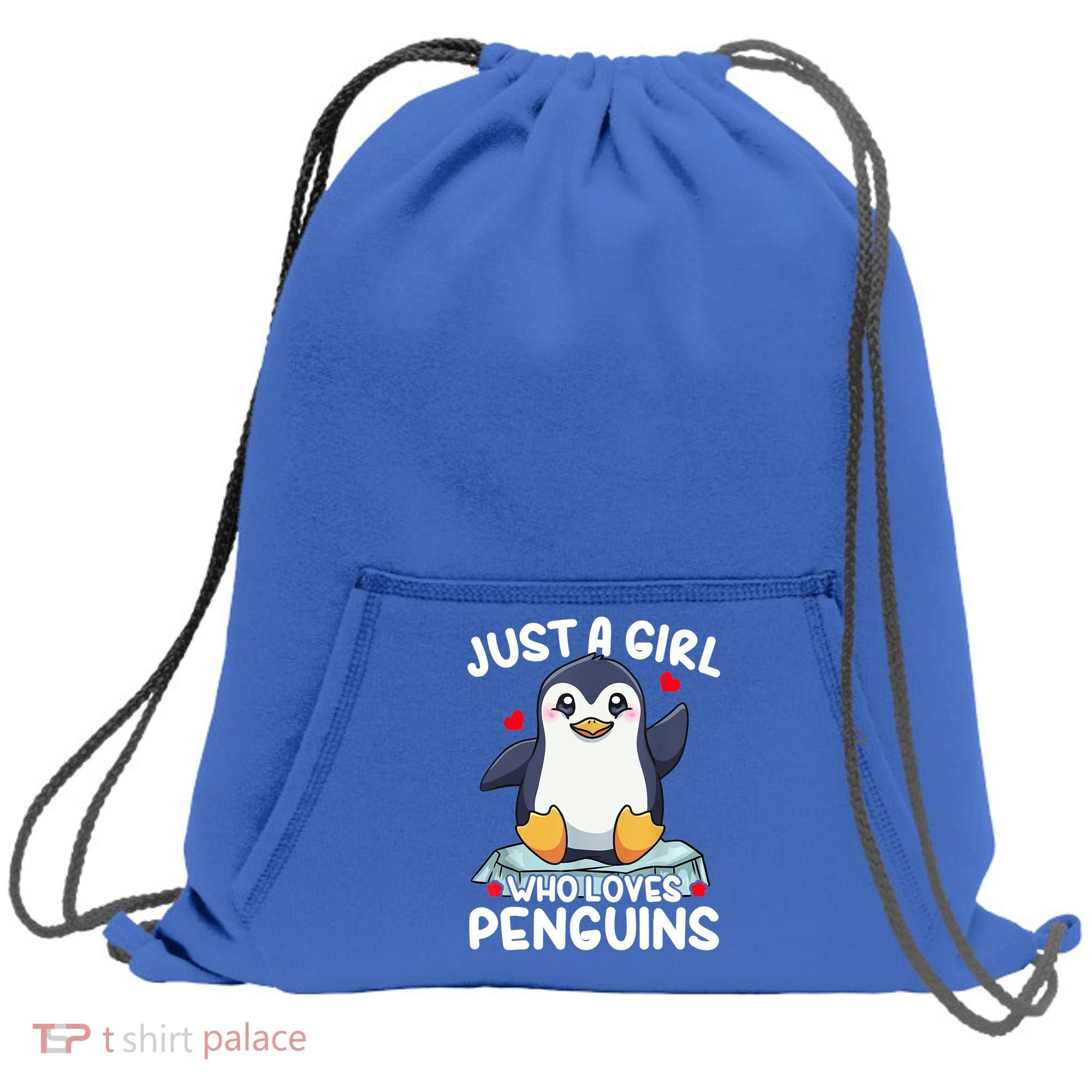 Penguin Just A Girl Who Loves Penguins Cool Gift Sweatshirt Cinch Pack Bag