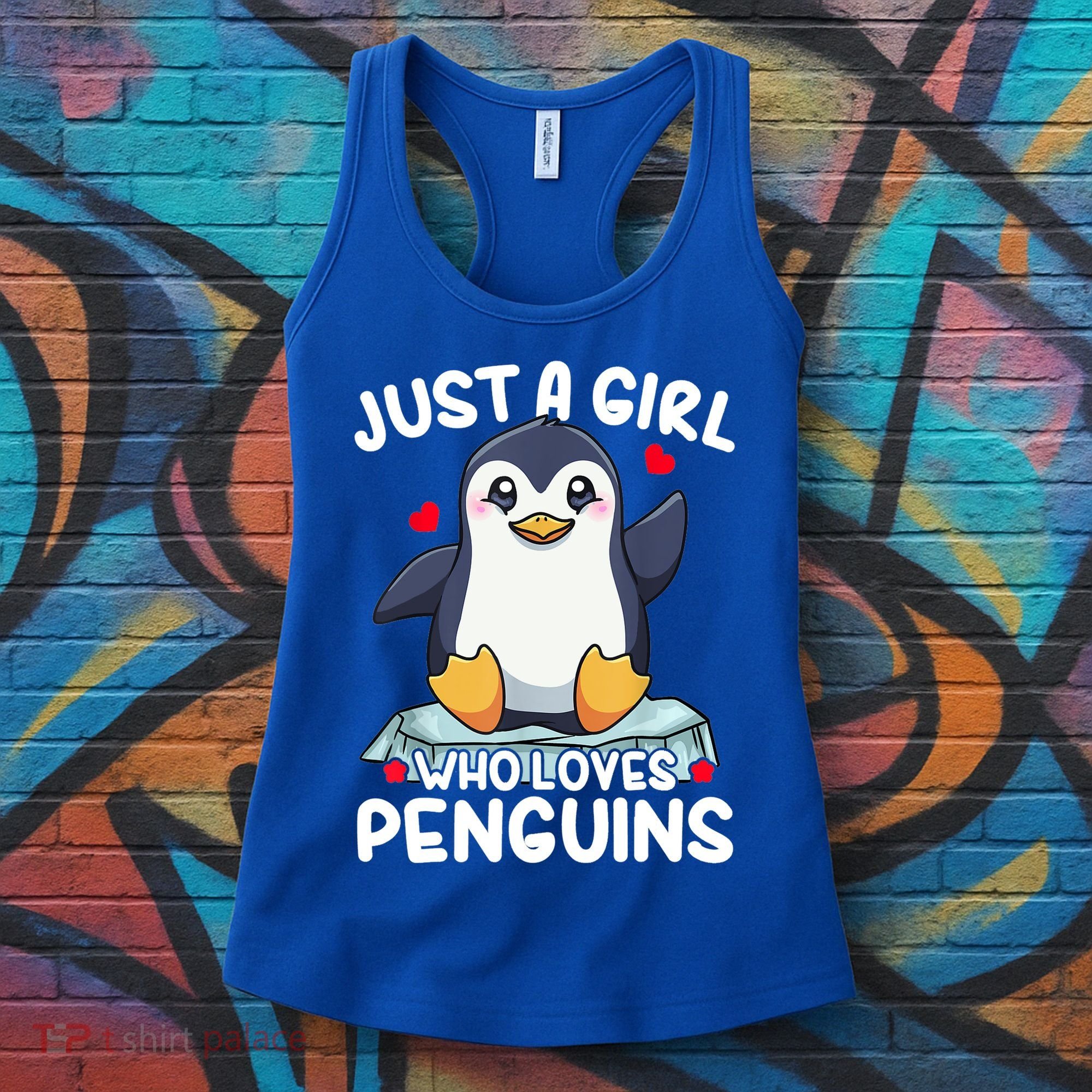 Penguin Just A Girl Who Loves Penguins Cool Gift Women's Tank Top
