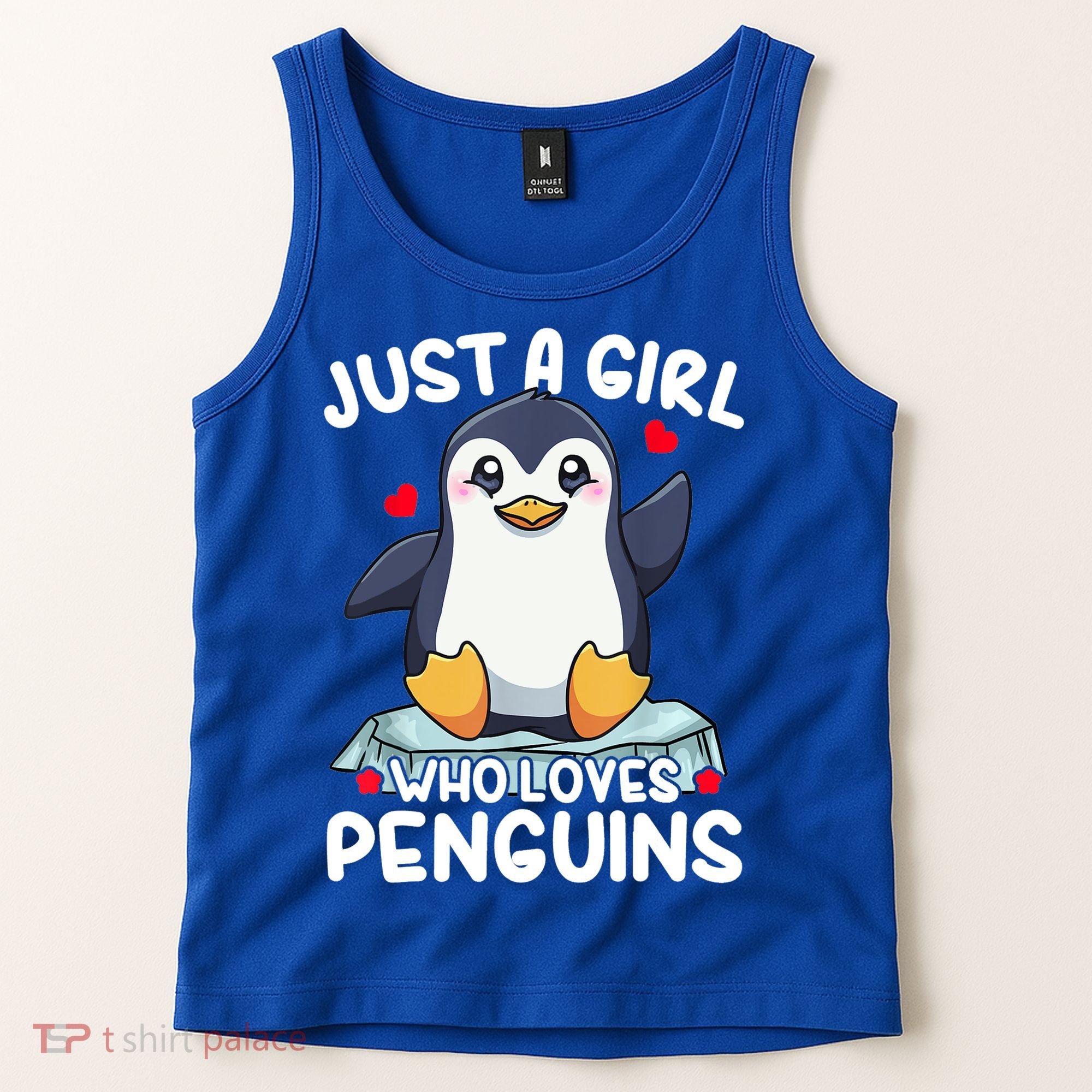 Penguin Just A Girl Who Loves Penguins Cool Gift Tank Top
