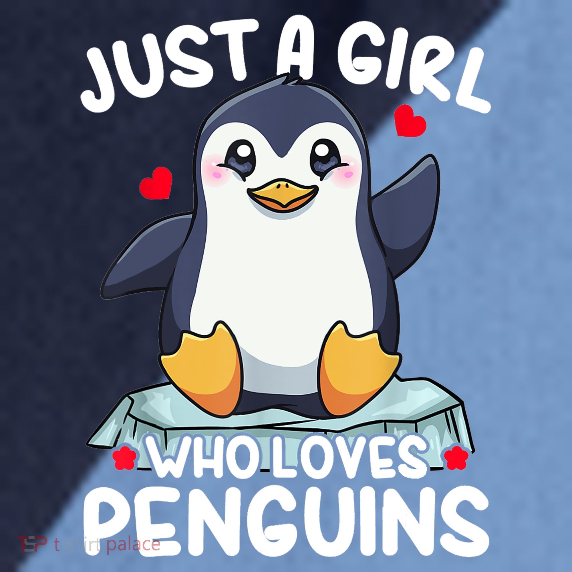 Penguin Just A Girl Who Loves Penguins Cool Gift Raglan Baseball Sleeve Shirt