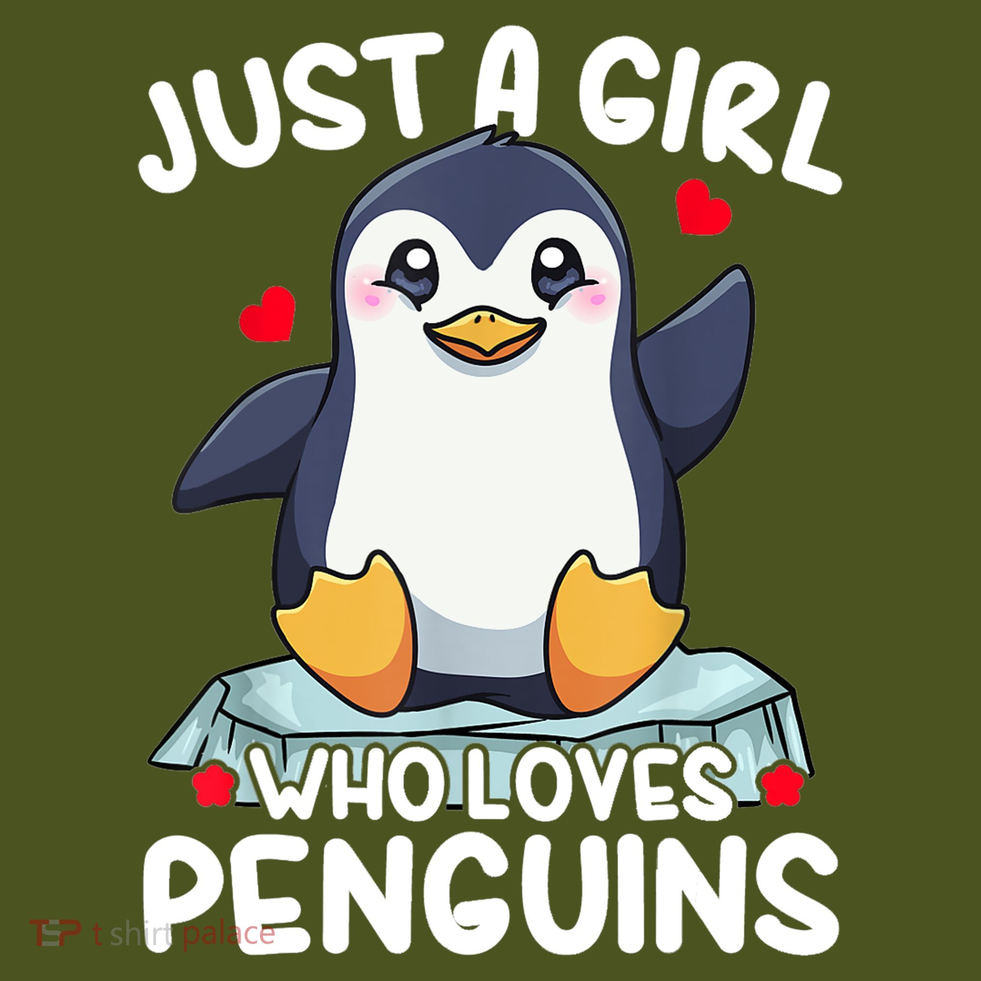Penguin Just A Girl Who Loves Penguins Cool Gift The Baniff Cuffed Pom Beanie