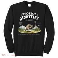 Protect Jimothy At All Cost Funny Raccoon Sweatshirt thumb 0