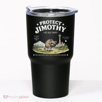 Protect Jimothy At All Cost Funny Raccoon Tumbler thumb 0