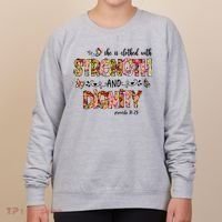 Prayer Jesus Clothed With Strength And Dignity Women's Sweatshirt thumb 0