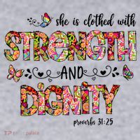 Prayer Jesus Clothed With Strength And Dignity Women's Sweatshirt thumb 2
