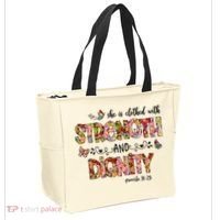 Prayer Jesus Clothed With Strength And Dignity Tote Bag thumb 2