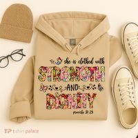 Prayer Jesus Clothed With Strength And Dignity Hoodie thumb 4