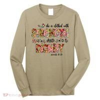 Prayer Jesus Clothed With Strength And Dignity Long Sleeve Shirt thumb 0