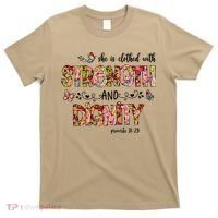 Prayer Jesus Clothed With Strength And Dignity T-Shirt thumb 0