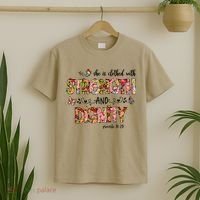 Prayer Jesus Clothed With Strength And Dignity T-Shirt thumb 2