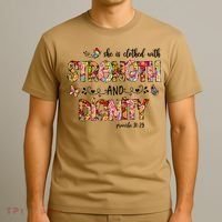 Prayer Jesus Clothed With Strength And Dignity T-Shirt thumb 3