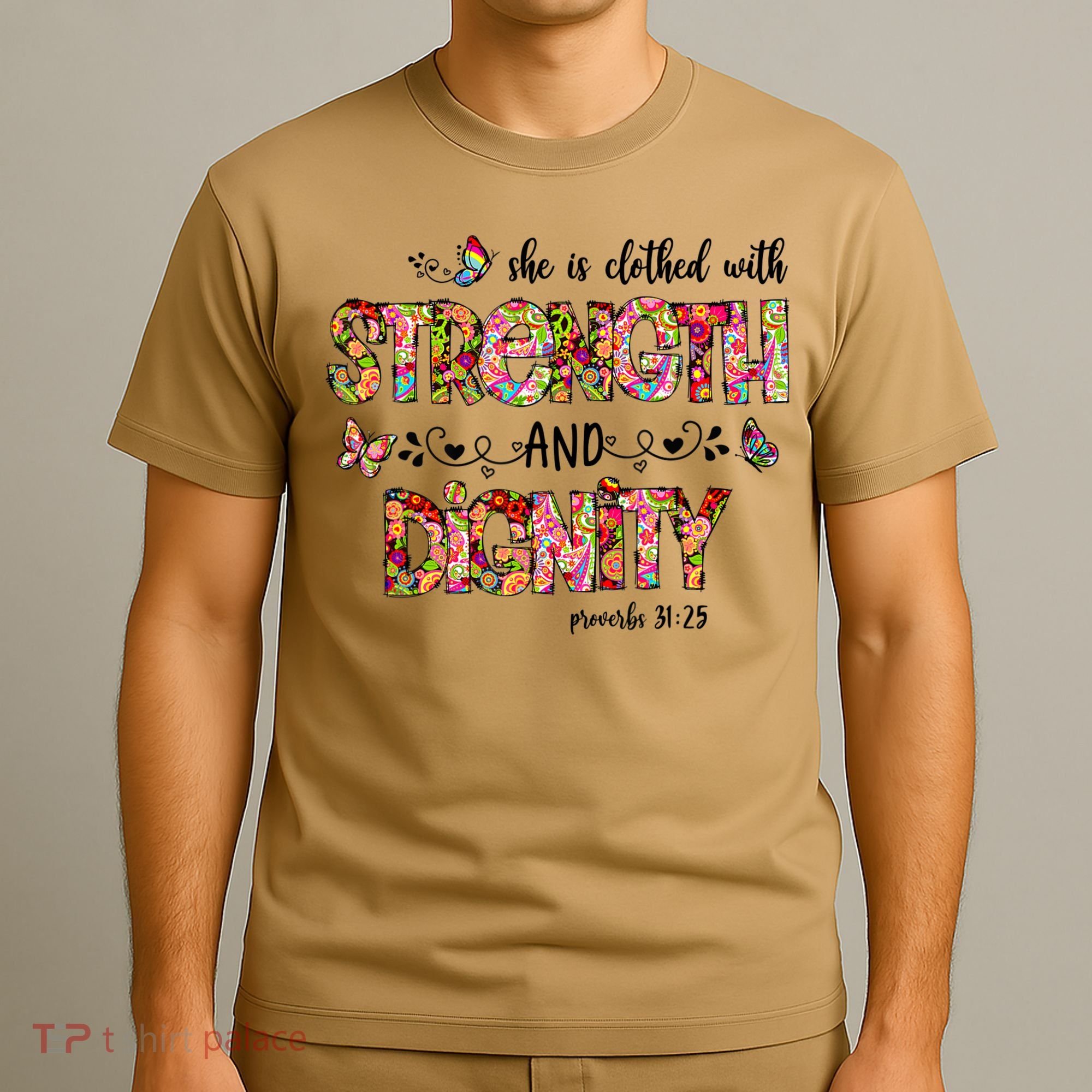 Prayer Jesus Clothed With Strength And Dignity T-Shirt