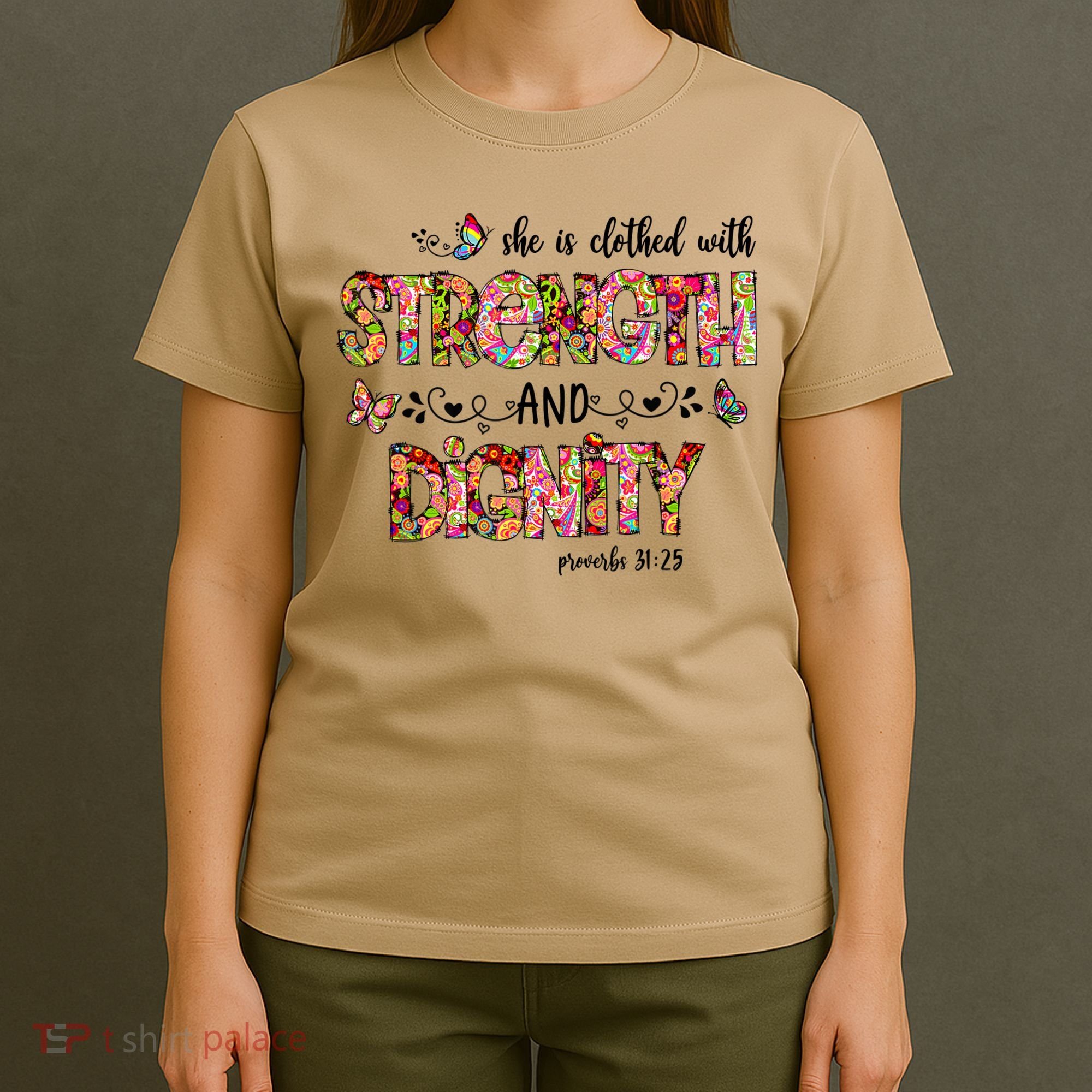 Prayer Jesus Clothed With Strength And Dignity T-Shirt