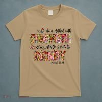 Prayer Jesus Clothed With Strength And Dignity T-Shirt thumb 5
