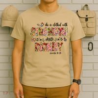 Prayer Jesus Clothed With Strength And Dignity T-Shirt thumb 6