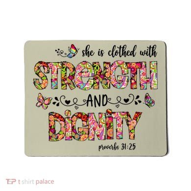 Prayer Jesus Clothed With Strength And Dignity Mousepad
