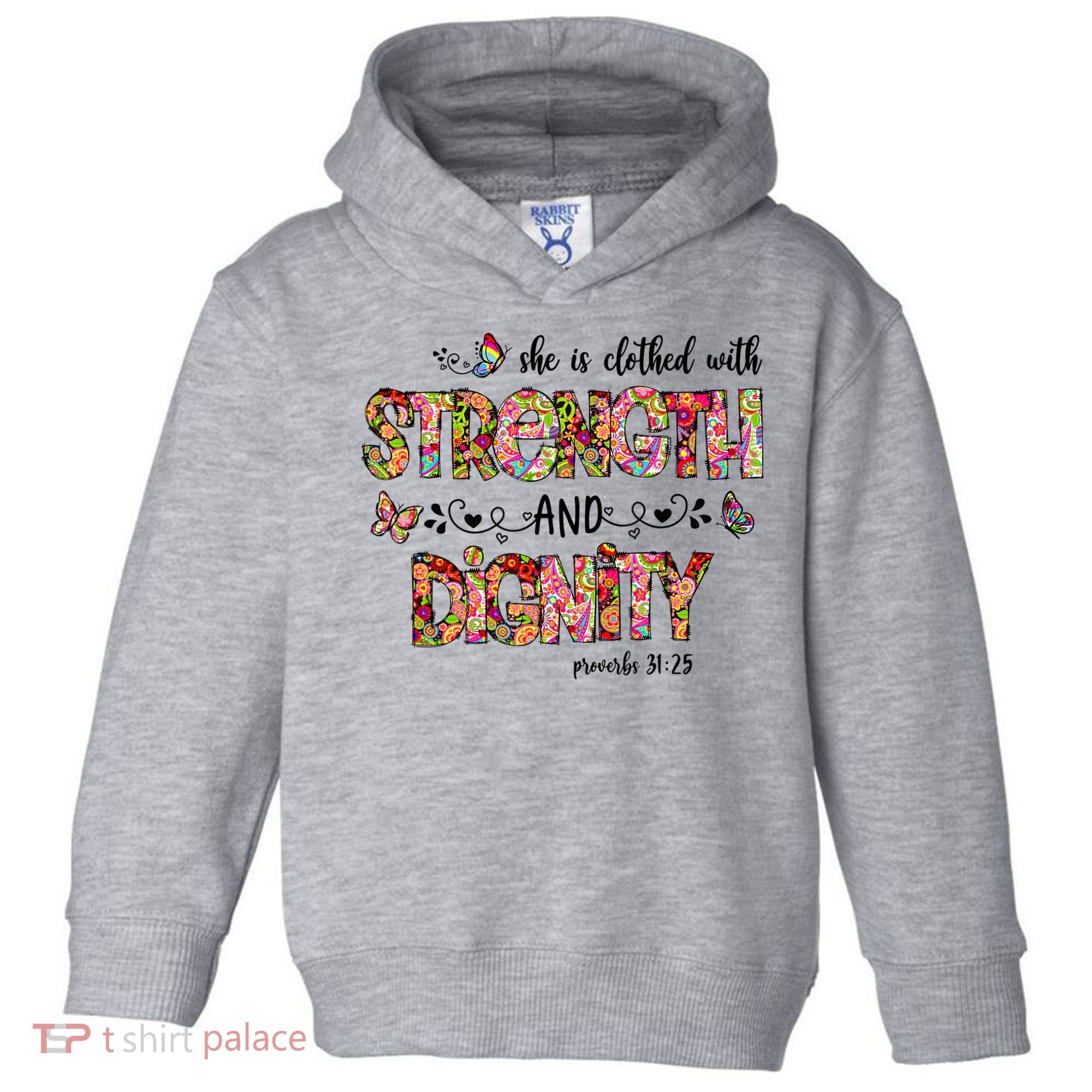 Prayer Jesus Clothed With Strength And Dignity Toddler Hoodie