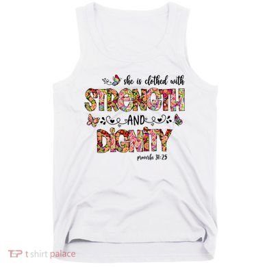 Prayer Jesus Clothed With Strength And Dignity Tank Top