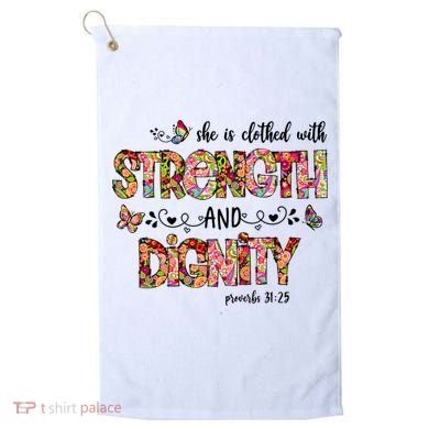 Prayer Jesus Clothed With Strength And Dignity Golf Towel