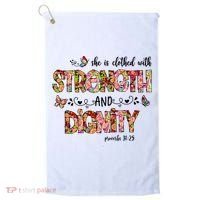 Prayer Jesus Clothed With Strength And Dignity Golf Towel thumb 0