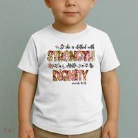 Prayer Jesus Clothed With Strength And Dignity Toddler T-Shirt thumb 2
